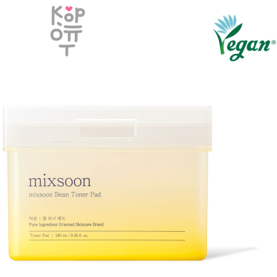 mixsoon Bean Toner Pad - Тонер-пэды с ферментированным экстрактом Соевых Бобов 280мл./70шт. 