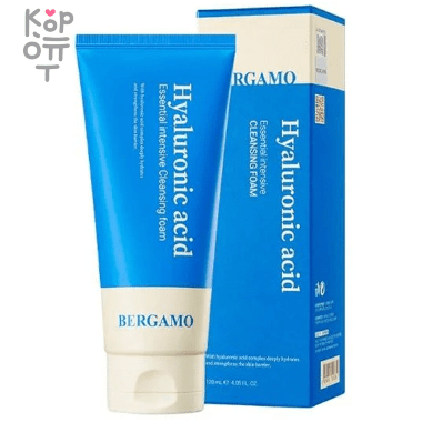 Bergamo Intensive Hyaluronic Acid Cleansing Foam - Интенсивная пенка для умывания с Гиалуроновой Кислотой 120мл.  — Корейские товары для всей семьи(КорОпт)
