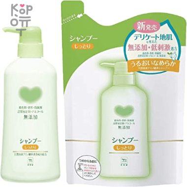 Cow additive-free shampoo moist - Бессиликоновый увлажняющий Шампунь для волос &mdash; Корейские товары для всей семьи(КорОпт)