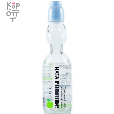 Напиток безалкогольный газированный Hata Kosen Apple Ramune - Рамуне со вкусом Яблока, 200мл. &mdash; Корейские товары для всей семьи(КорОпт)