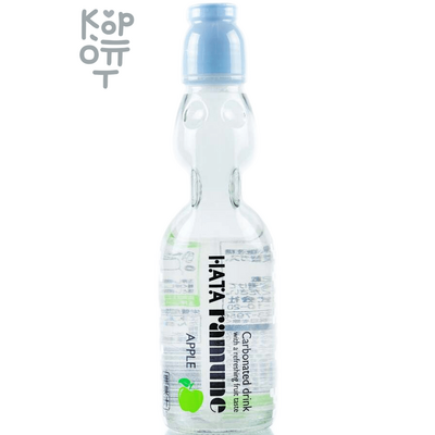 Hata Kosen Apple Ramune Напиток безалкогольный газированный Рамуне со вкусом яблока, 200 мл
