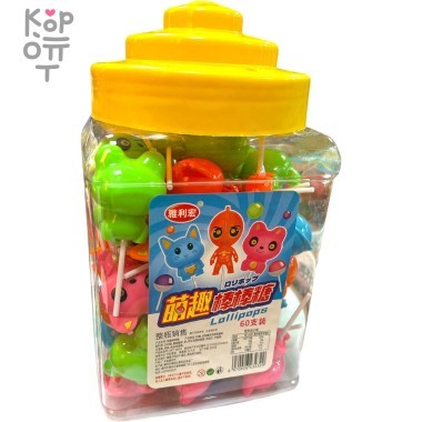 Карамель Cute Pet Plan Звери и инопланетяне, наполненная леденцами со вкусом спелых фруктов — Корейские товары для всей семьи(КорОпт)