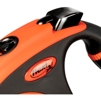 Рулетка flexi XTREME L лента оранжевая.