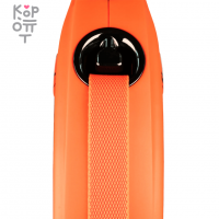 Рулетка flexi XTREME L  лента оранжевая.