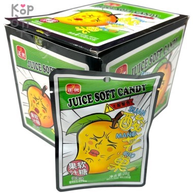 Леденцы супер кислые лимоны ChaoSuan Sour Candy со вкусом Манго &mdash; Корейские товары для всей семьи(КорОпт)