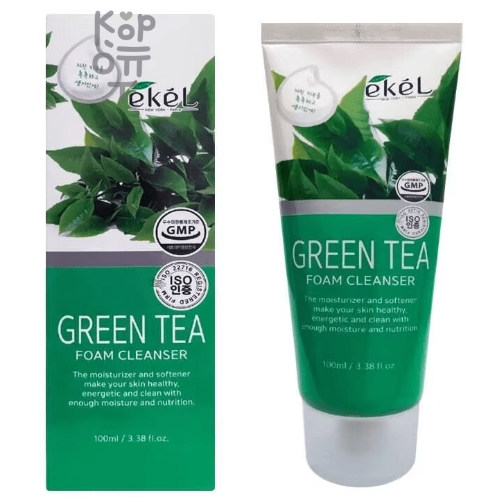 Ekel Foam Cleanser Green Tea - Пенка для умывания с зеленым чаем 100 мл