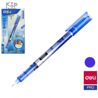 Deli Think Roller Pen - Ручка шариковая на масляной основе, синие чернила, толщина 0,5мм