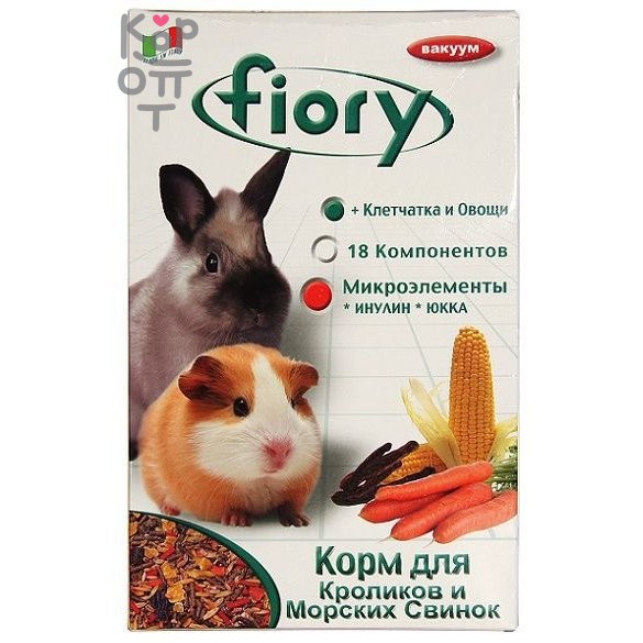 FIORY корм для морских свинок и кроликов Conigli e cavie 850гр.