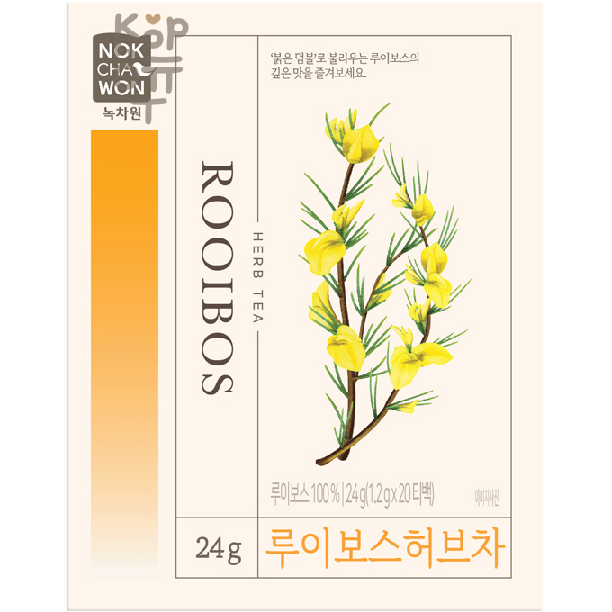 Чай Красный Ройбуш NOKCHAWON Rooibose Tea 1,2гр.*20пак.
