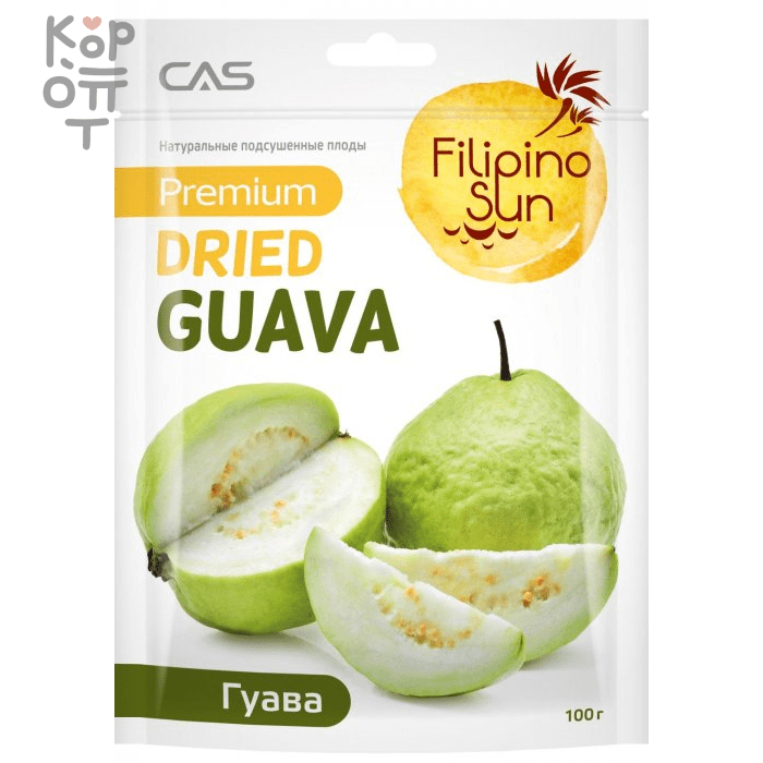 Гуава сушеная, Filipino Sun, 100гр., купить с доставкой на дом фото 1 — Корейские товары для всей семьи(КорОпт)