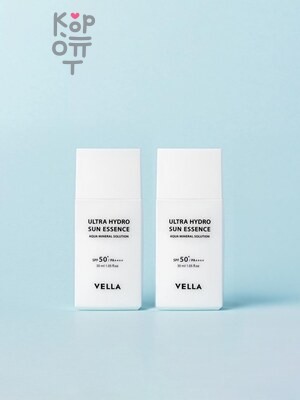 VELLA Ultra Hydro Sun Essence Aqua Mineral Solution SPF 50+PA+++ - Солнцезащитная эссенция SPF 50+PA+++ 30 мл