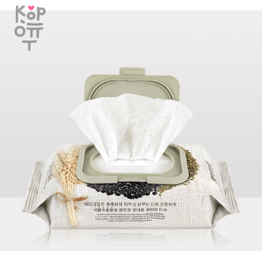 Medi Flower Granola Facial Deep Cleansing Tissue - Салфетки для снятия макияжа с экстрактом Злаков 100шт. — Корейские товары для всей семьи(КорОпт)