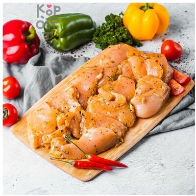 Шашлык из куриной грудки, замороженный, цена за 1кг