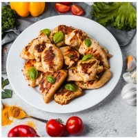 Шашлык из куриной грудки, замороженный, цена за 1кг