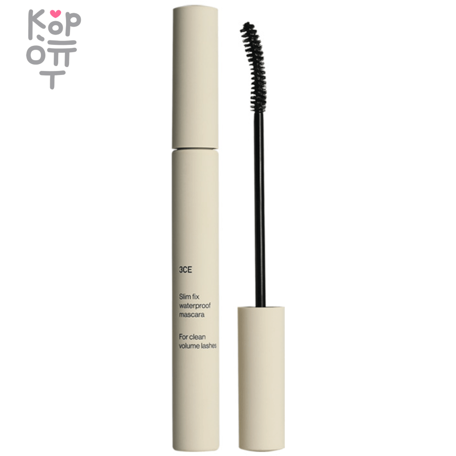3CE Slim Fix Waterproof Mascara Black - Тушь для ресниц водостойкая черная 6,5гр. , купить с доставкой на дом фото 1 — Корейские товары для всей семьи(КорОпт)