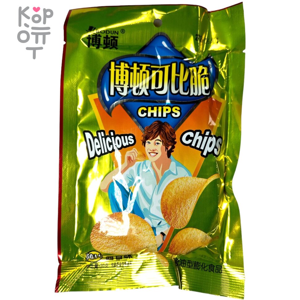 Чипсы Bodun Delicay and Sharing с легким пряным послевкусием, 20гр., купить с доставкой на дом фото 1 — Корейские товары для всей семьи(КорОпт)