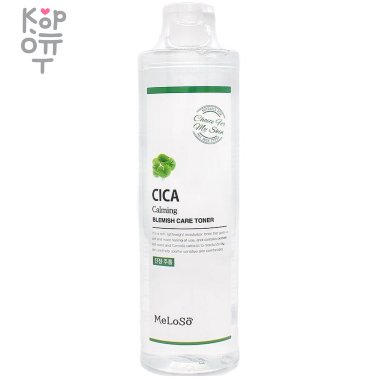 Meloso Cica Calming Toner - Успокаивающий тоник для проблемной кожи, 300мл.  &mdash; Корейские товары для всей семьи(КорОпт)