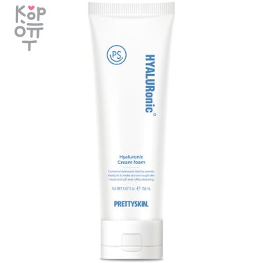 Pretty Skin Hyaluronic Cream Foam - Очищающая крем-пенка с гиалуроновой кислотой 150мл. — Корейские товары для всей семьи(КорОпт)