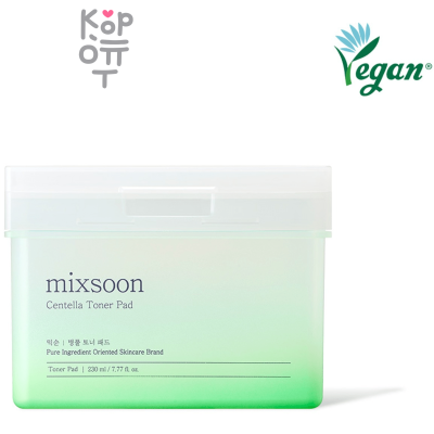 mixsoon Сentella Toner Pad - Успокаивающие тонер-пэды с экстрактом Центелы Азиатской 230мл./120шт.  