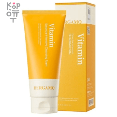 Bergamo Intensive Vitamin Cleansing Foam - Интенсивная пенка для умывания с Витаминами 120мл.   — Корейские товары для всей семьи(КорОпт)