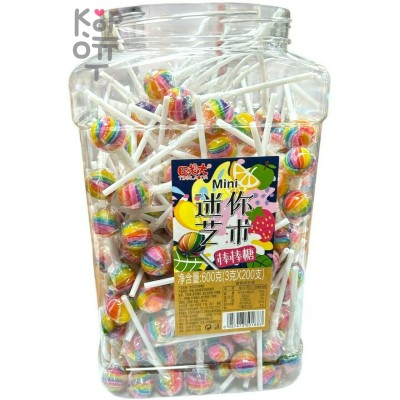 Леденец на палочке Tianlaoda Mini Candy мячики