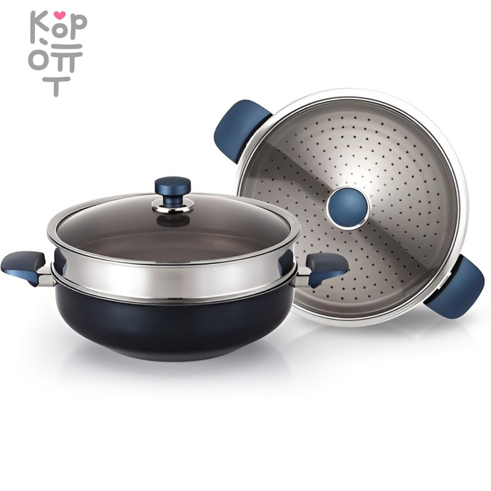 Набор Казан и пароварка HappyCall Classic Diamond Party, купить с доставкой на дом фото 1 — Корейские товары для всей семьи(КорОпт)