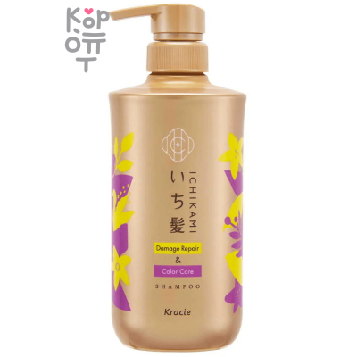 Ichikami Damage Repair &amp; Color Care Shampoo - Шампунь восстанавливающий для поврежденных окрашенных волос, 480мл.