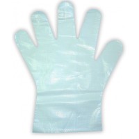  Myungjin Hygienic Glove A - Перчатки одноразовые полиэтиленовые размер M 23,5см.*28см.