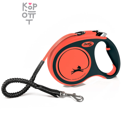 Рулетка flexi XTREME M (до 35 кг) 5 м лента оранжевая