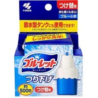 KOBAYASHI Bluelet Bowl Cleaner - Очиститель воды для бачка унитаза в контейнере, многоразовая крышка + сменный блок 30гр.