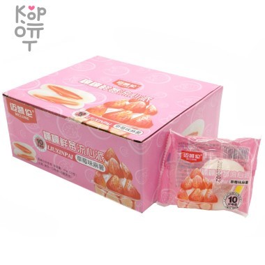 Моти Liuxinpai со свежими ягодами клубники, 1кг. — Корейские товары для всей семьи(КорОпт)