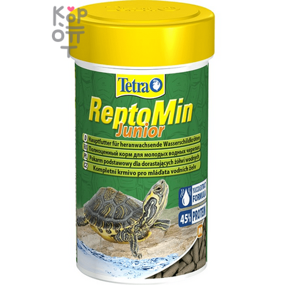 Tetra ReptoMin Junior корм в виде палочек для молодых водных черепах 250мл.