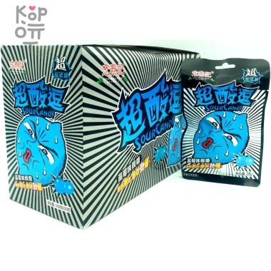 Леденцы супер кислые лимоны Sour Candy Hong Tai со вкусом Черники — Корейские товары для всей семьи(КорОпт)