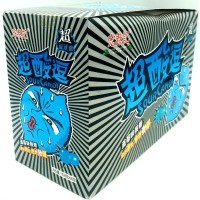 Леденцы супер кислые лимоны Sour Candy Hong Tai со вкусом Черники