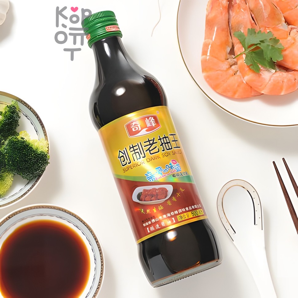 Соевый соус королевский - Qifeng King Premium SUPERIOR DARK SOY SAUCE, 500мл.