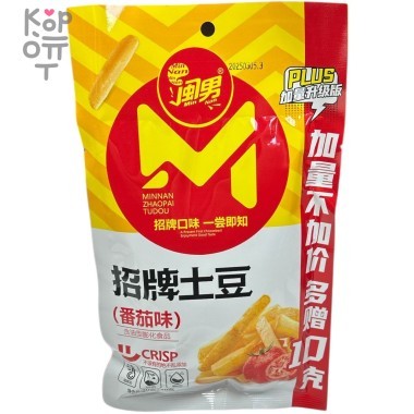 Чипсы Minnan Delicious Crisp - Картофель фри с томатом, 42гр. &mdash; Корейские товары для всей семьи(КорОпт)