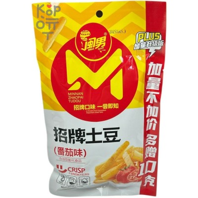 Чипсы Minnan Delicious Crisp - Картофель фри с томатом, 42гр.
