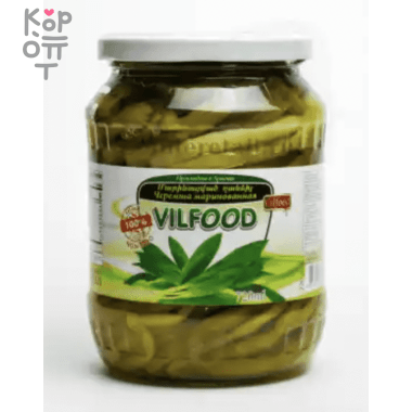 Vilfood - Черемша маринованная 720гр.*12шт.   &mdash; Корейские товары для всей семьи(КорОпт)
