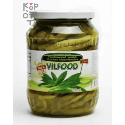 Vilfood - Черемша маринованная 720 г, Коробка 12 шт.