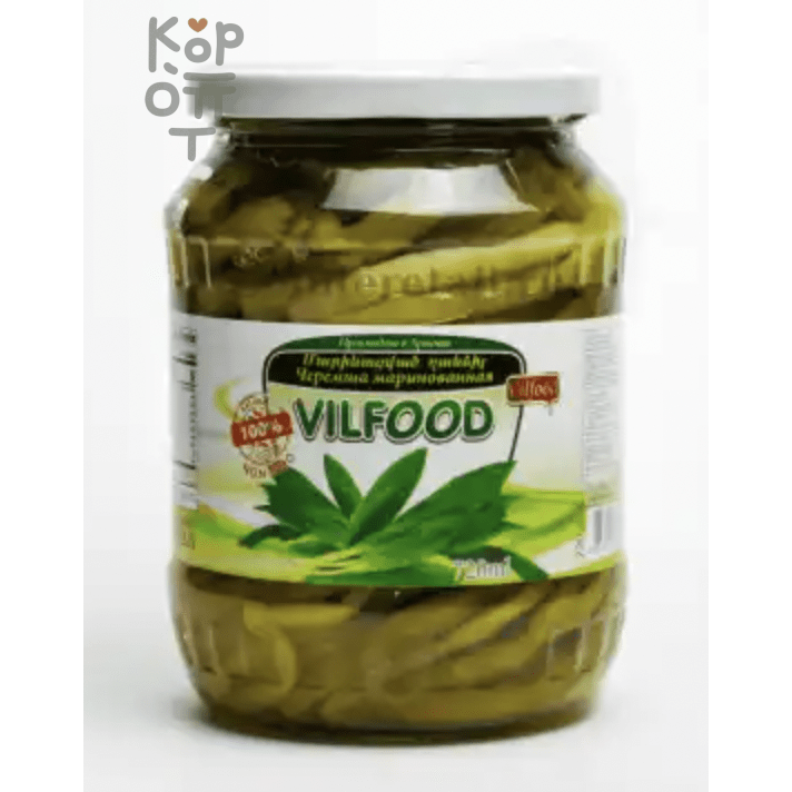Vilfood - Черемша маринованная 720гр., Коробка 12шт.