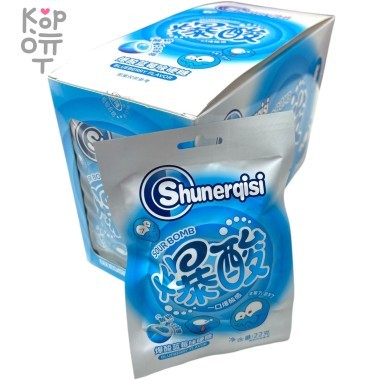 Кислая леденцовая карамель Shuner Candy - Жутко кислые конфеты со вкусом Черники &mdash; Корейские товары для всей семьи(КорОпт)