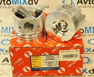 Поршни двигателя 4TNE98 YM129903-22120 d-53 мм STD 2 / 2 / 3 (к-т 4шт) IZUMI
