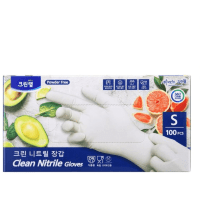 Clean Wrap Clean Nitrile Gloves - Прочные тонкие перчатки из нитрила без внутреннего покрытия 100шт.