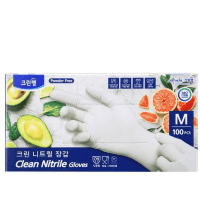 Clean Wrap Clean Nitrile Gloves - Прочные тонкие перчатки из нитрила без внутреннего покрытия 100шт.