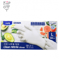 Clean Wrap Clean Nitrile Gloves - Прочные тонкие перчатки из нитрила без внутреннего покрытия 100шт.