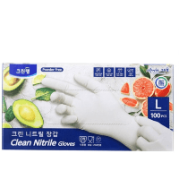 Clean Wrap Clean Nitrile Gloves - Прочные тонкие перчатки из нитрила без внутреннего покрытия 100шт.