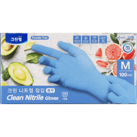 Clean Wrap Clean Nitrile Gloves - Прочные тонкие перчатки из нитрила без внутреннего покрытия 100шт.