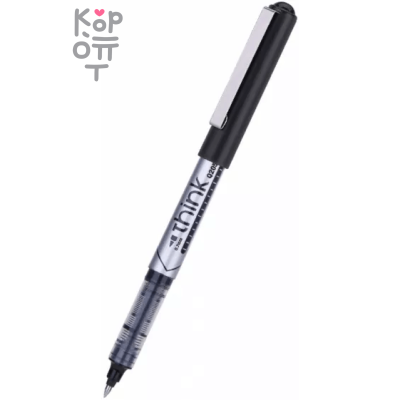 Deli Think Roller Pen - Ручка шариковая на масляной основе, черные чернила, толщина 0,7мм