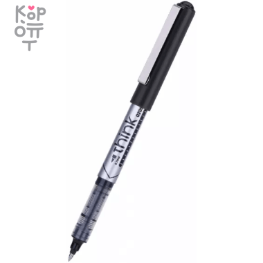 Deli Think Roller Pen - Ручка шариковая на масляной основе, черные чернила, толщина 0,7мм &mdash; Корейские товары для всей семьи(КорОпт)