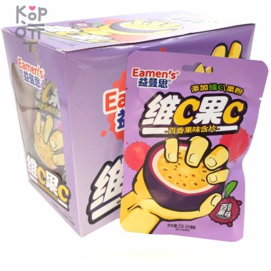 Драже Холодок Eamen's - Освежает дыхание с витамином С и вкусом Маракуйи &mdash; Корейские товары для всей семьи(КорОпт)